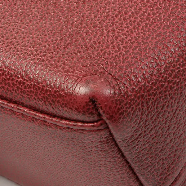 Chanel Around 1998 Made Caviar Skin Cc Mark Shoulder Bag Bordeaux