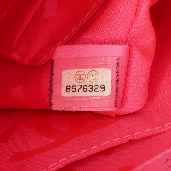 Chanel Around 2003 Made Cambon Shoulder Bag Black/White