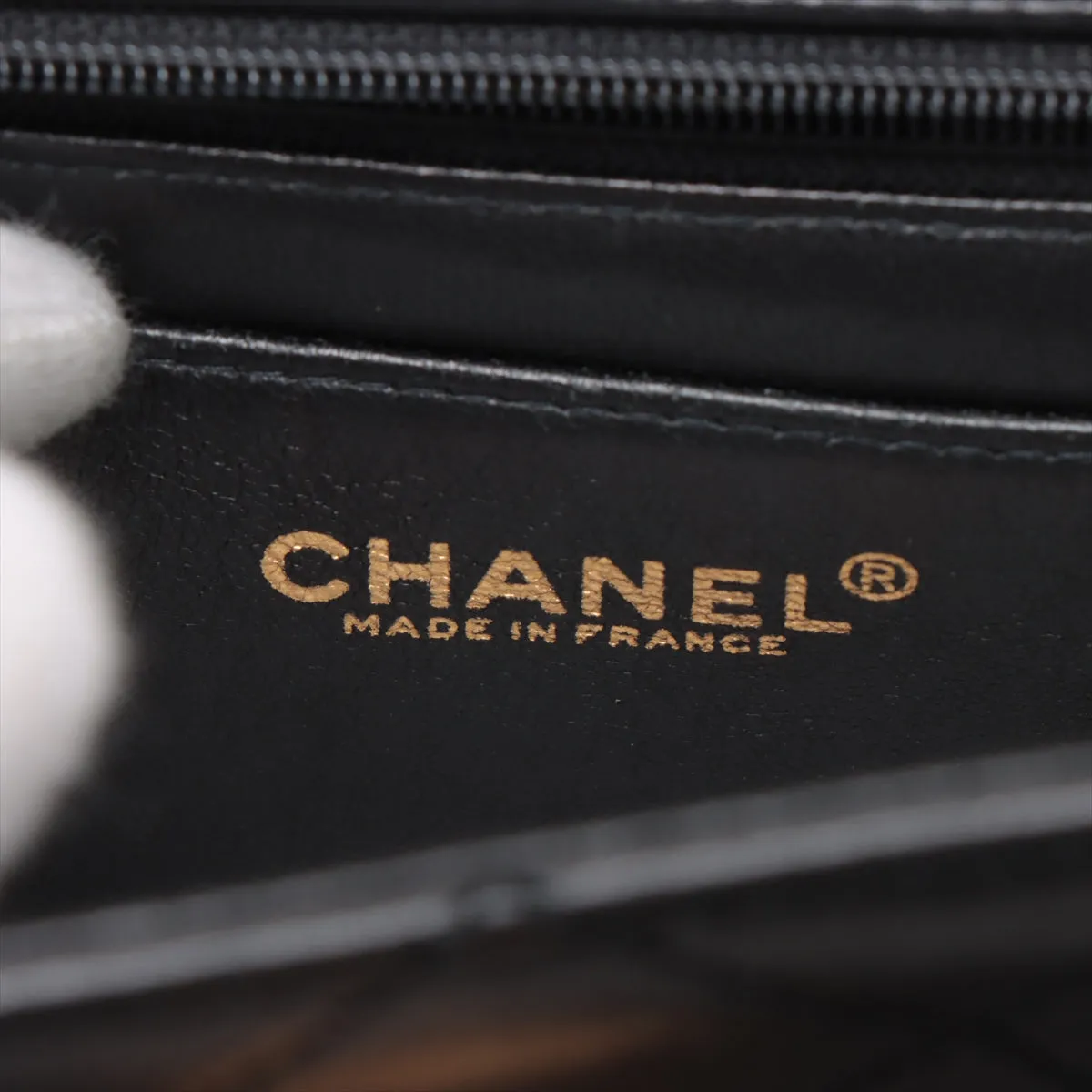 Chanel Lambskin  Shoulder Bag 2.55 Black G  5th