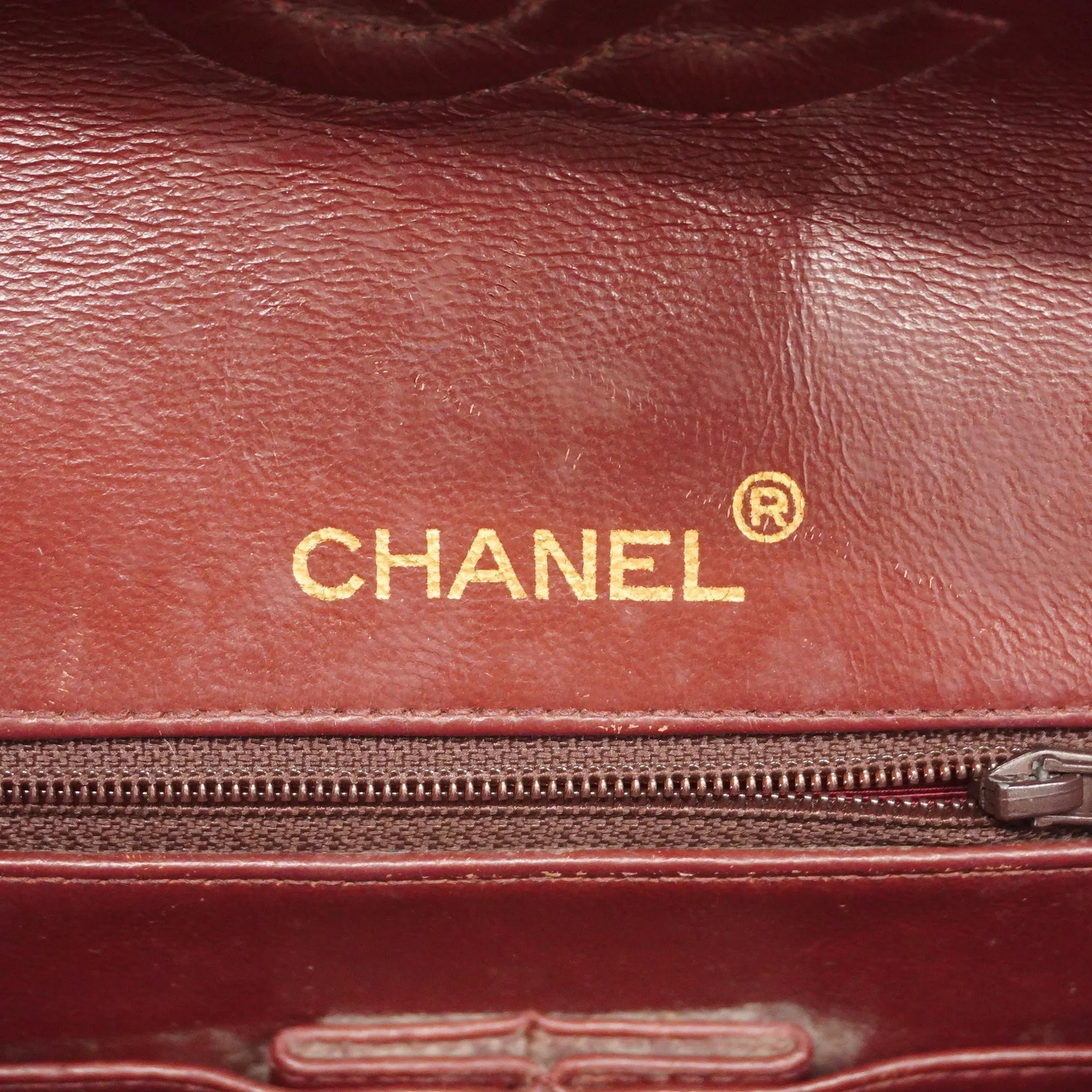 CHANEL Matelasse W Flap W Chain Lambskin Women's Leather Shoulder Bag Black