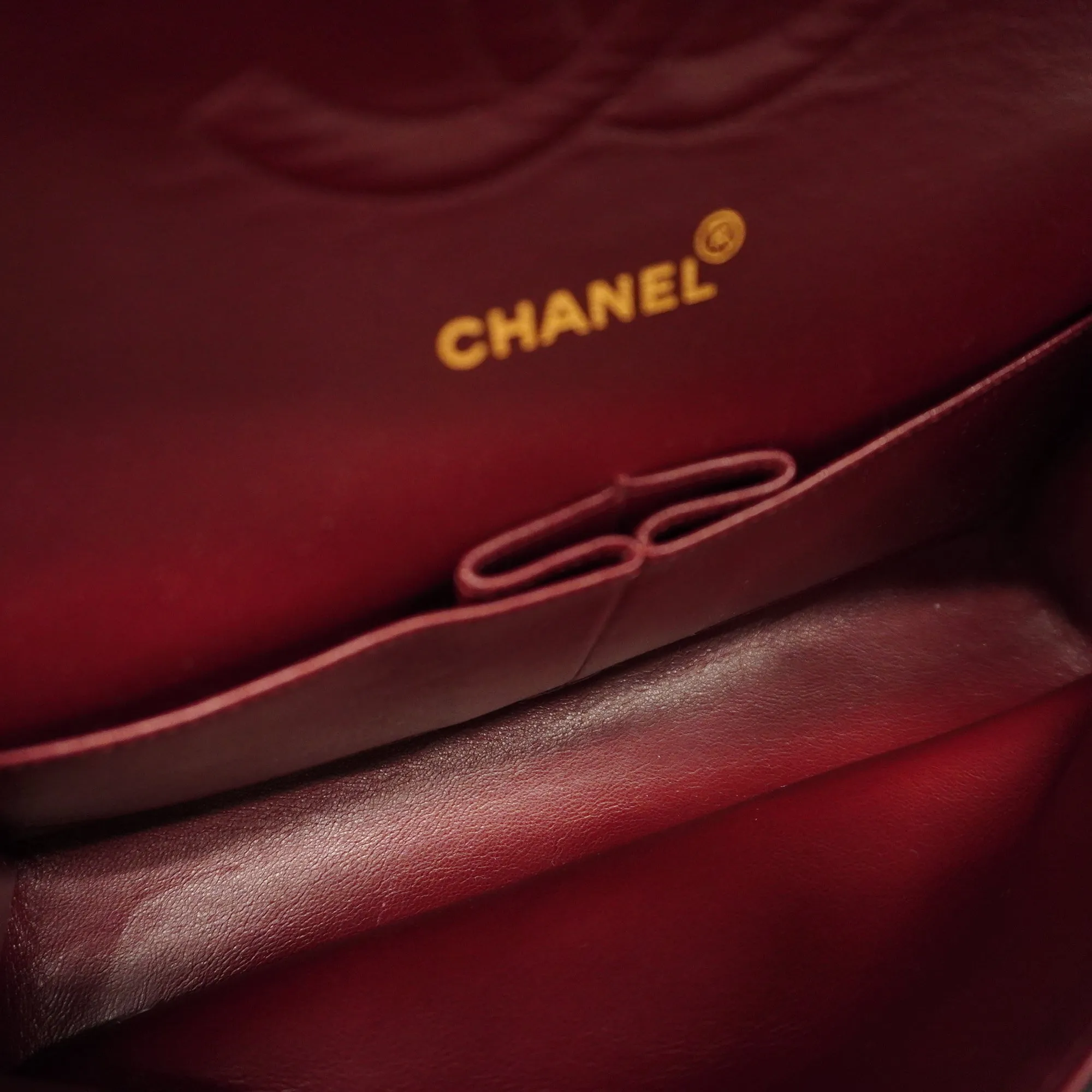 CHANEL Matelasse W Flap W Chain Women's Leather Shoulder Bag Black