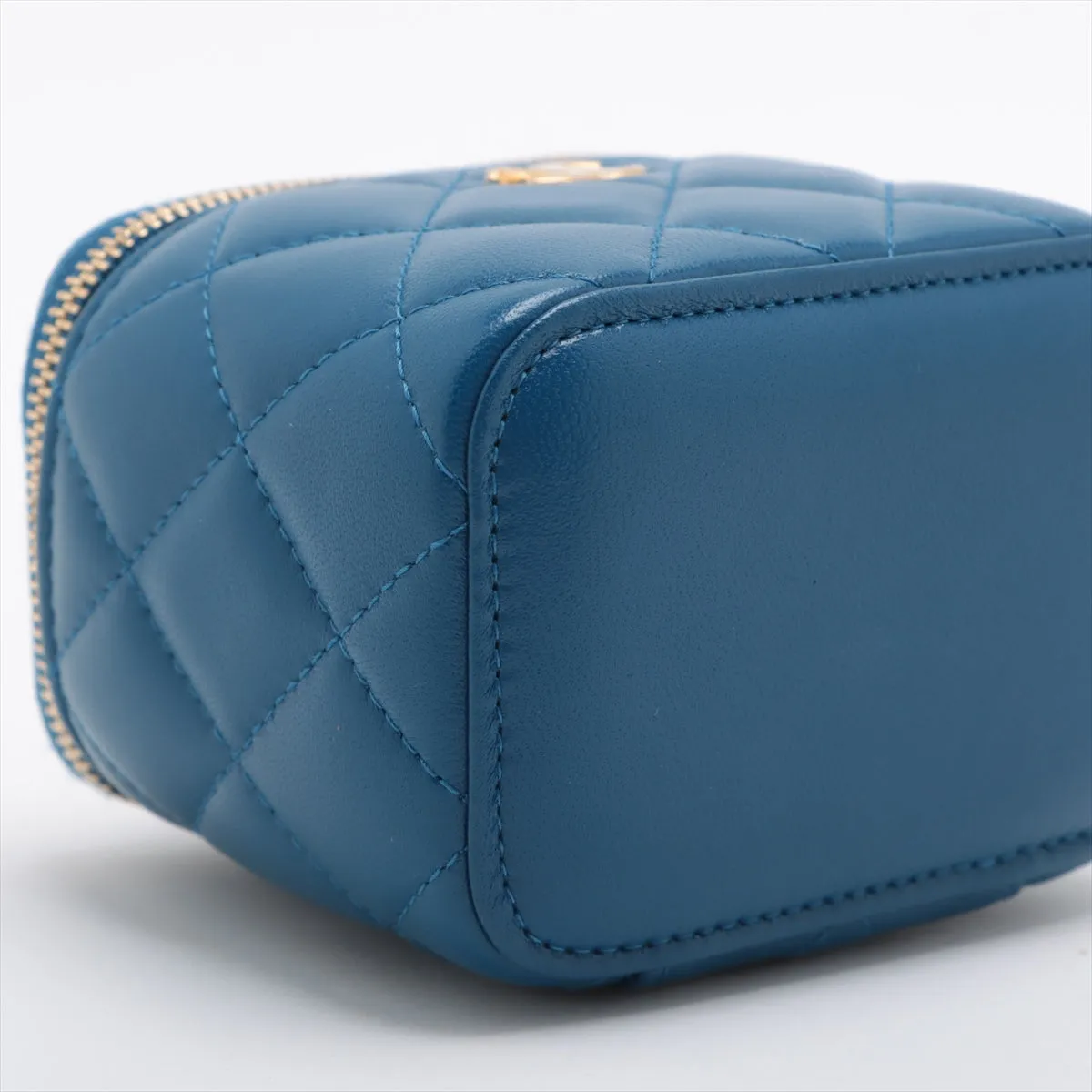 Chanel Matrasse  Chain Shoulder Bag Coco Ball Blue G