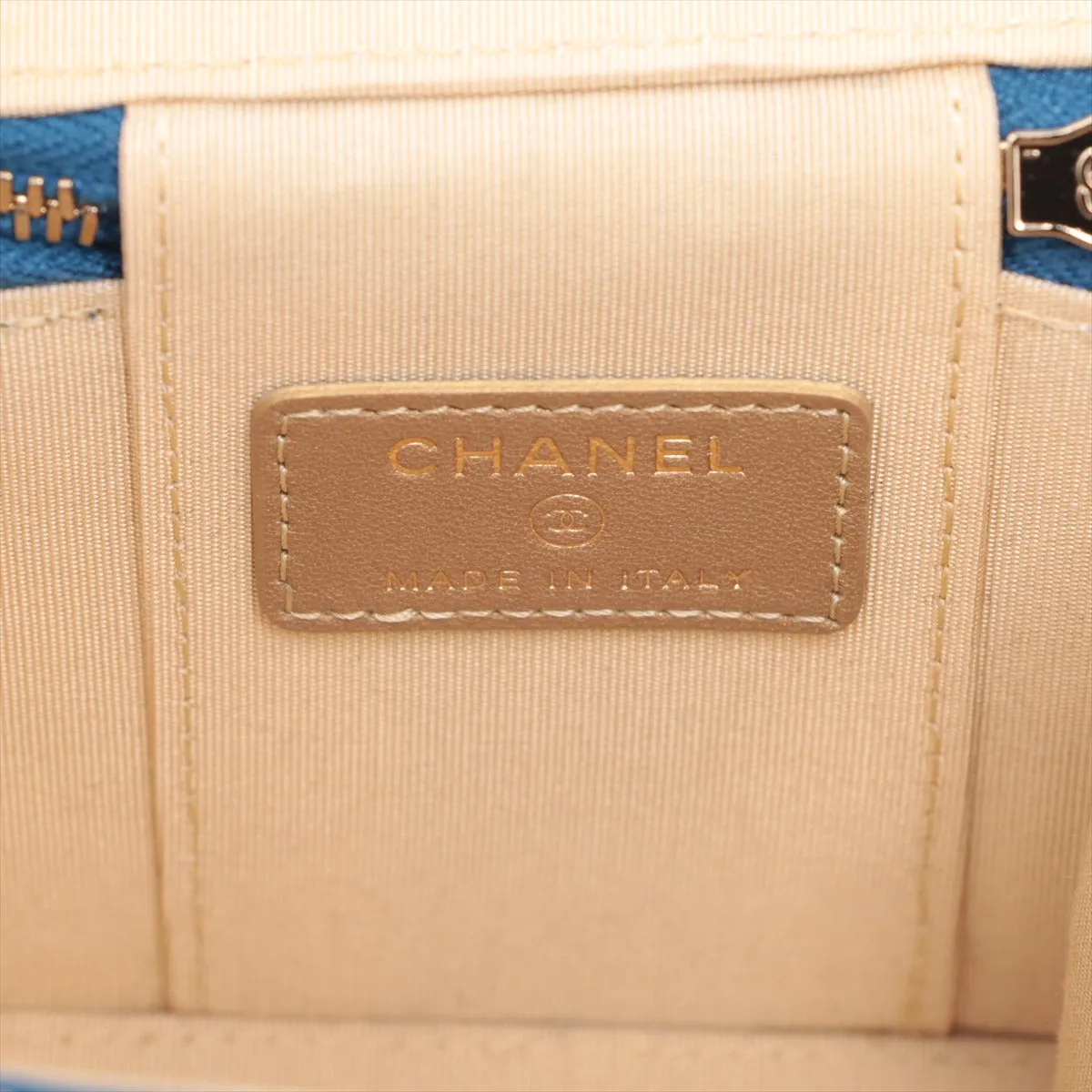 Chanel Matrasse  Chain Shoulder Bag Coco Ball Blue G