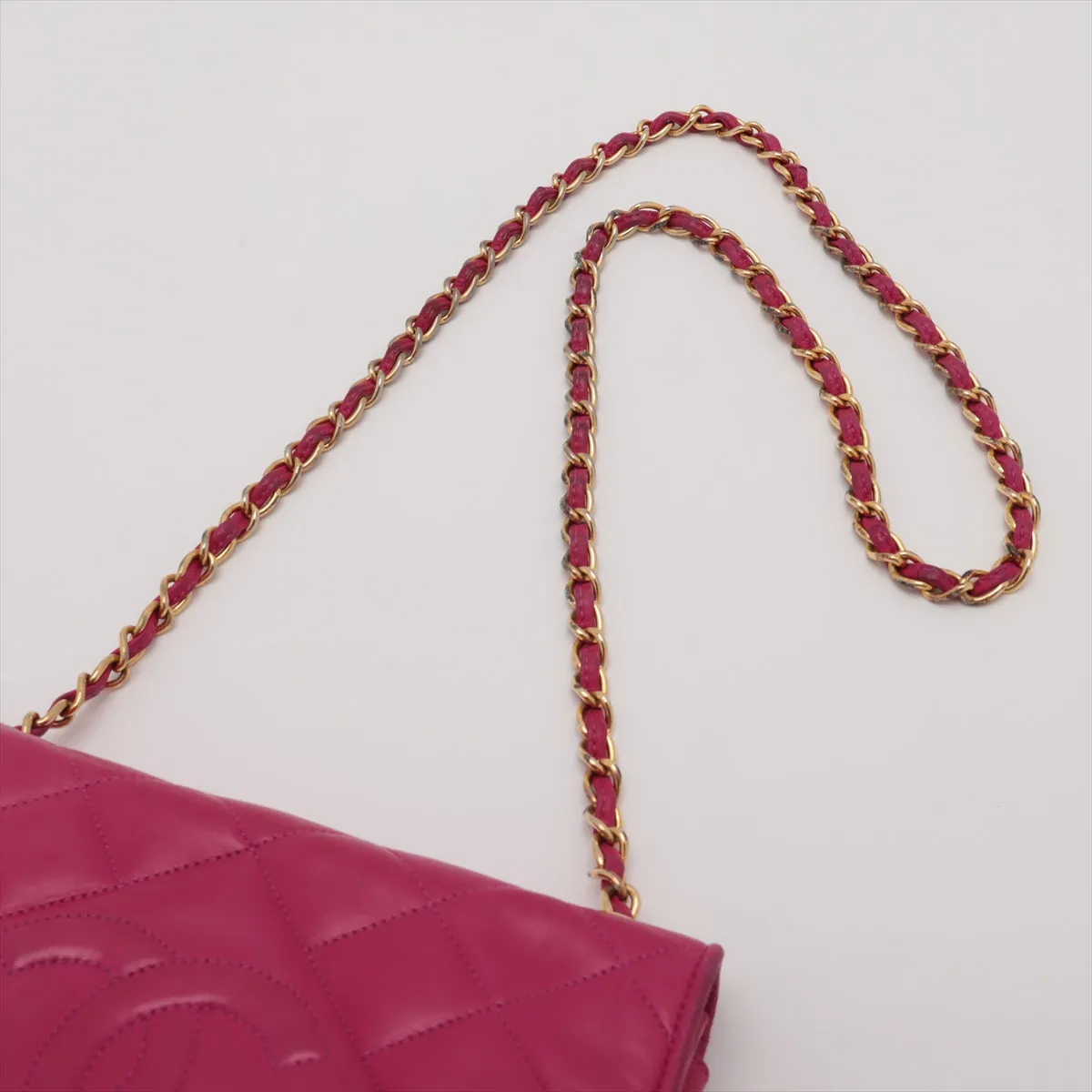 Chanel Matrasse in Chain Shoulder Bag Pink G  1st