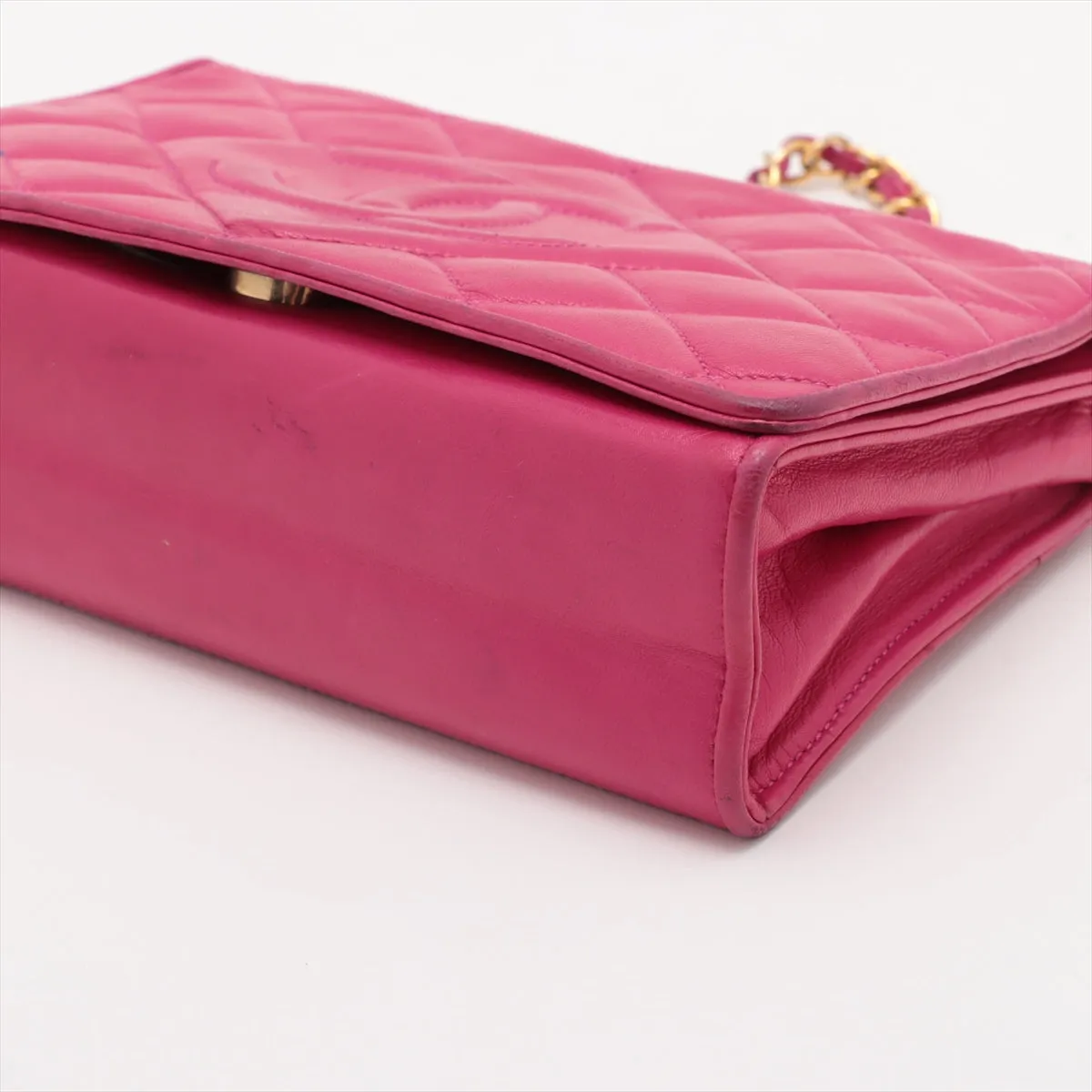 Chanel Matrasse in Chain Shoulder Bag Pink G  1st