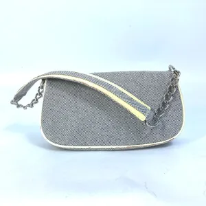 CHANEL Shoulder Bag canvas Gray type No.5 CC Camellia COCO Mark Chain