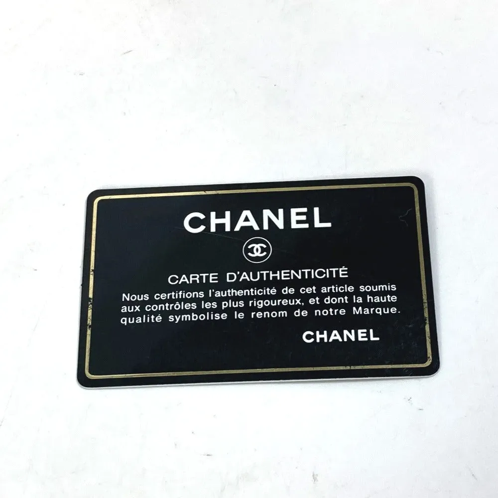 CHANEL Shoulder Bag leather black CC COCO Mark Matrasse quilting Women Used