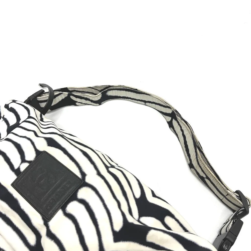 CHANEL Shoulder Bag Nylon white Sports CC COCO Mark Women Used