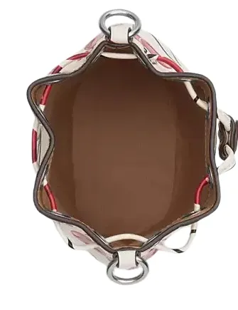 Coach Mini Bucket Bag With Cherry Print