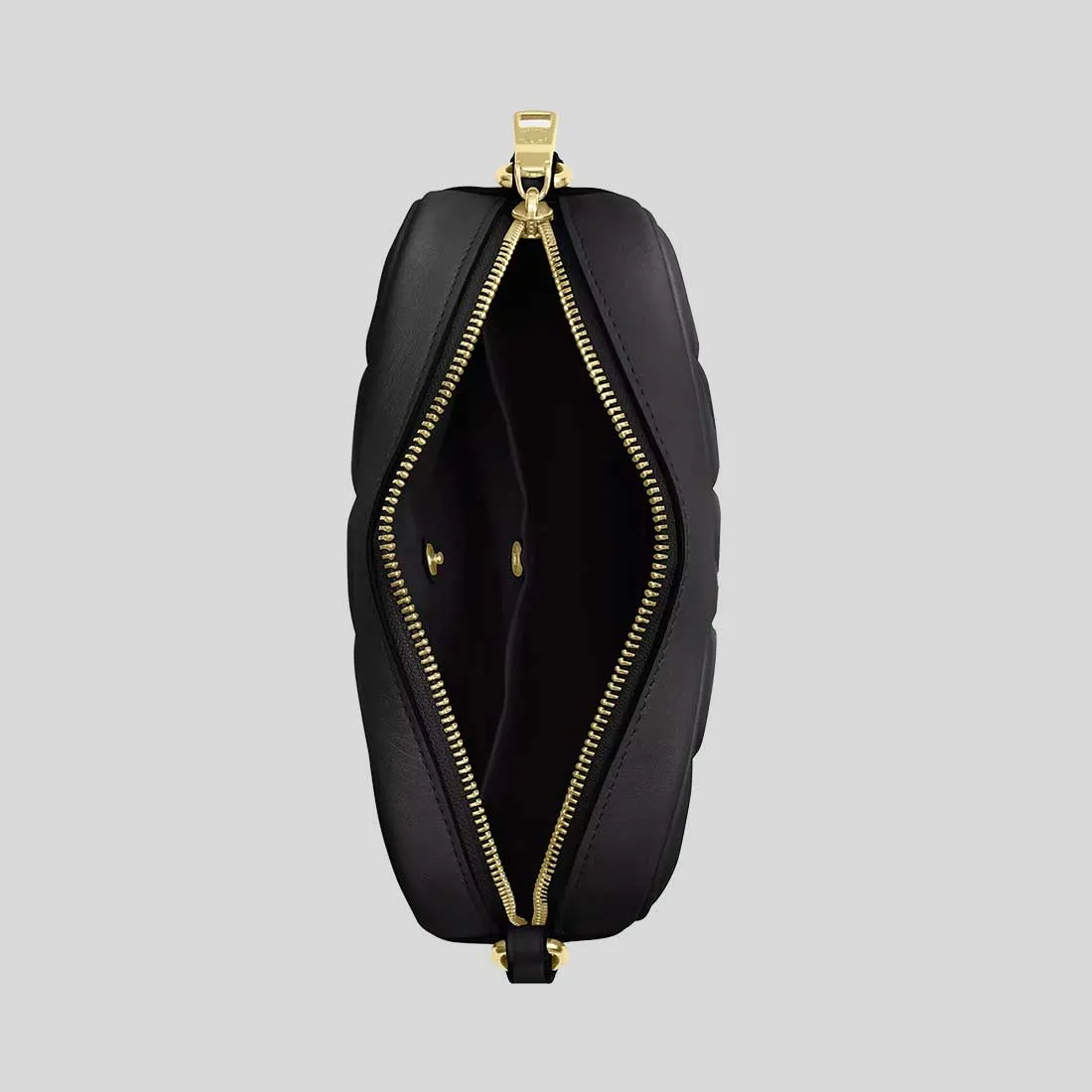 COACH Mini Jamie Camera Bag With Quilting Black CY779