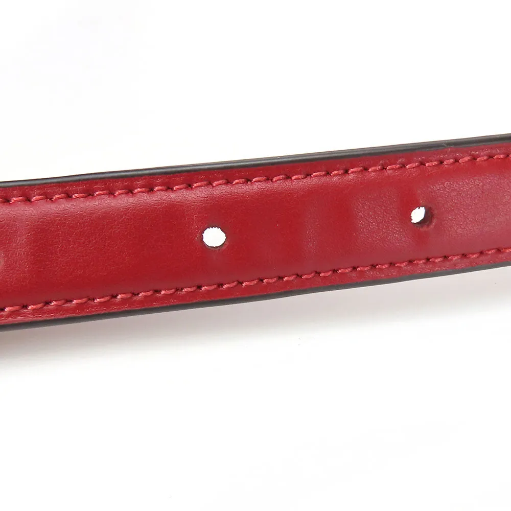 COACH Shoulder Bag 68168 Leather, PVC Red Signature Women Used