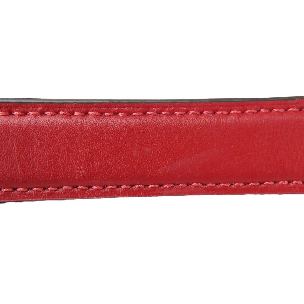 COACH Shoulder Bag 68168 Leather, PVC Red Signature Women Used