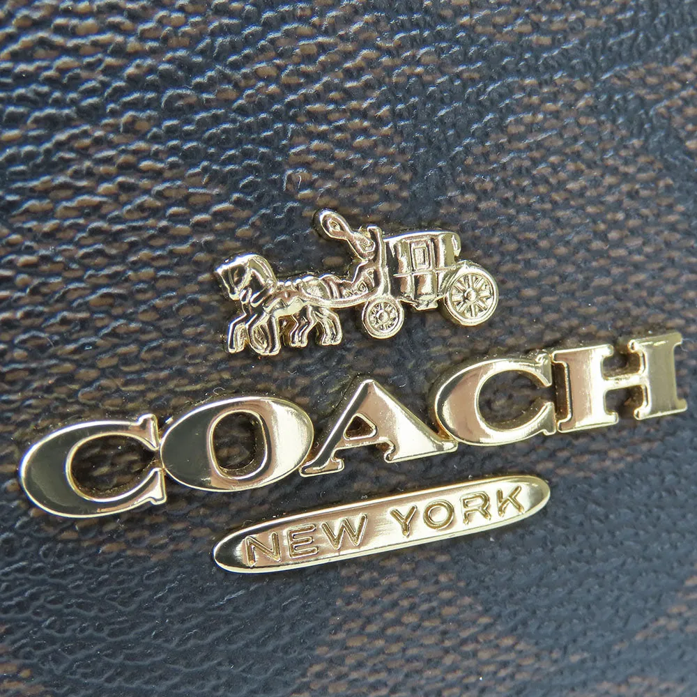COACH Shoulder Bag 68168 Leather, PVC Red Signature Women Used