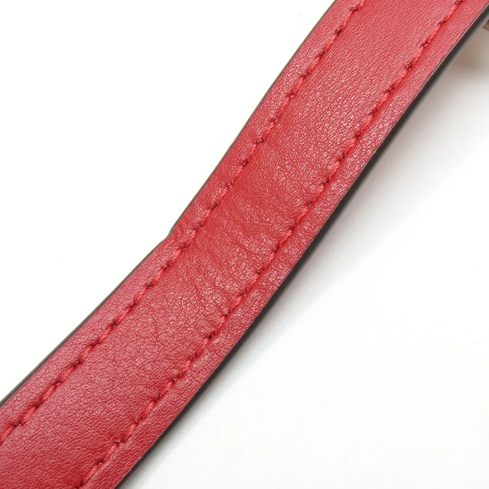COACH Shoulder Bag C1554 PVC, Leather Red Signature Women Used