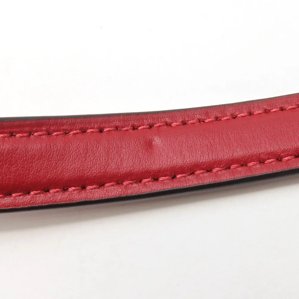 COACH Shoulder Bag C1554 PVC, Leather Red Signature Women Used