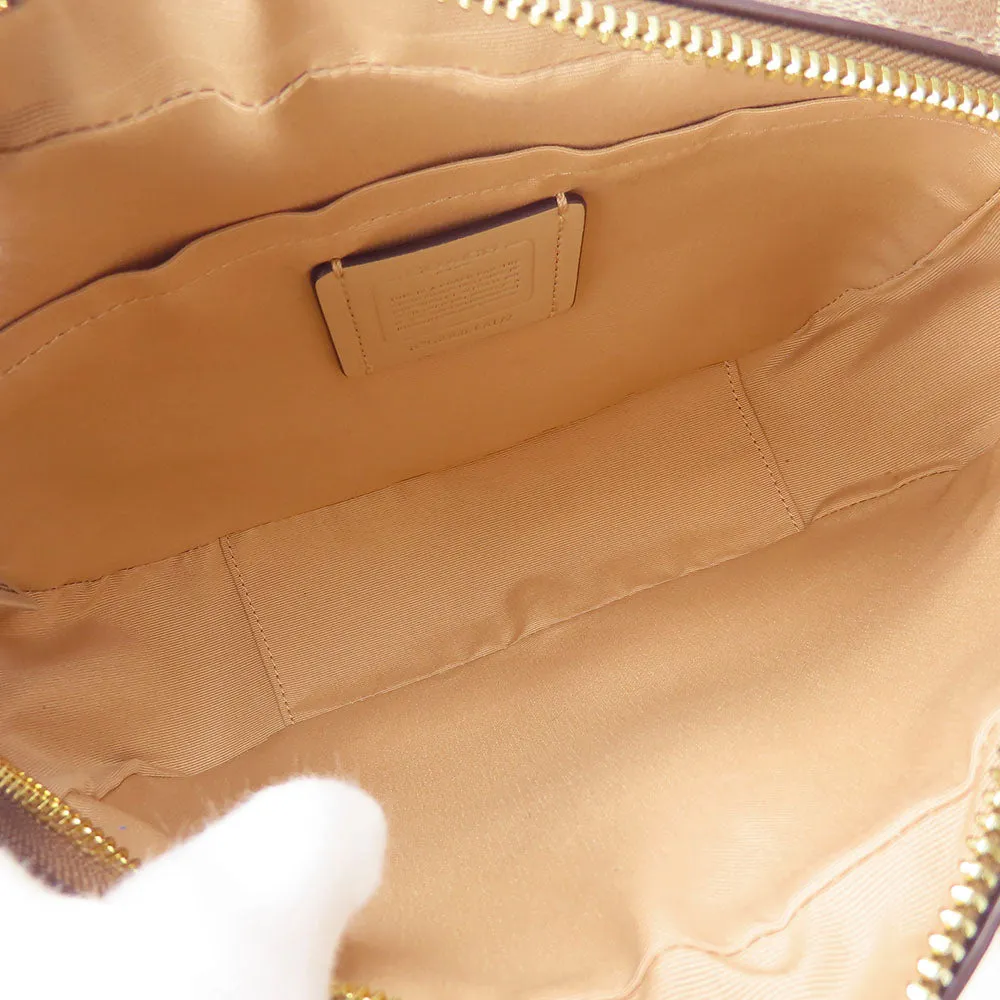 COACH Shoulder Bag CA172 PVC, Leather beige Signature Jamie Camera Bag Women Used