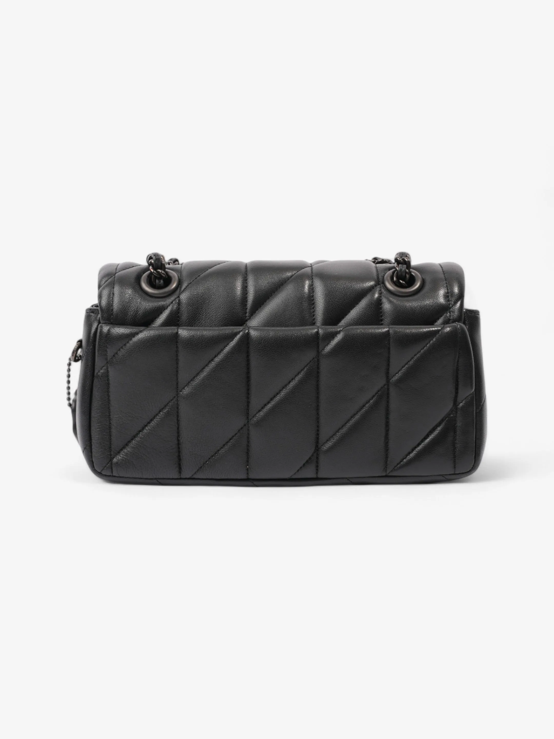 Coach Tabby Shoulder Bag Black Leather 20