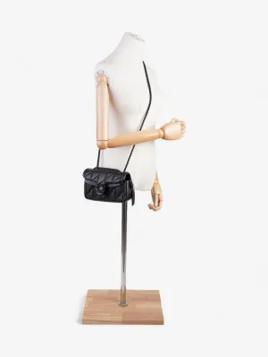 Coach Tabby Shoulder Bag Black Leather 20