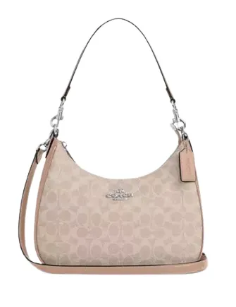 Coach Teri Hobo Bag In Signature Canvas