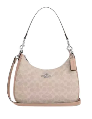 Coach Teri Hobo Bag In Signature Canvas