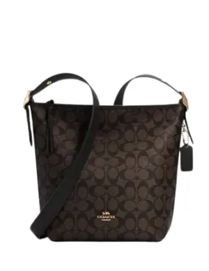 Coach Val Duffle In Signature Canvas