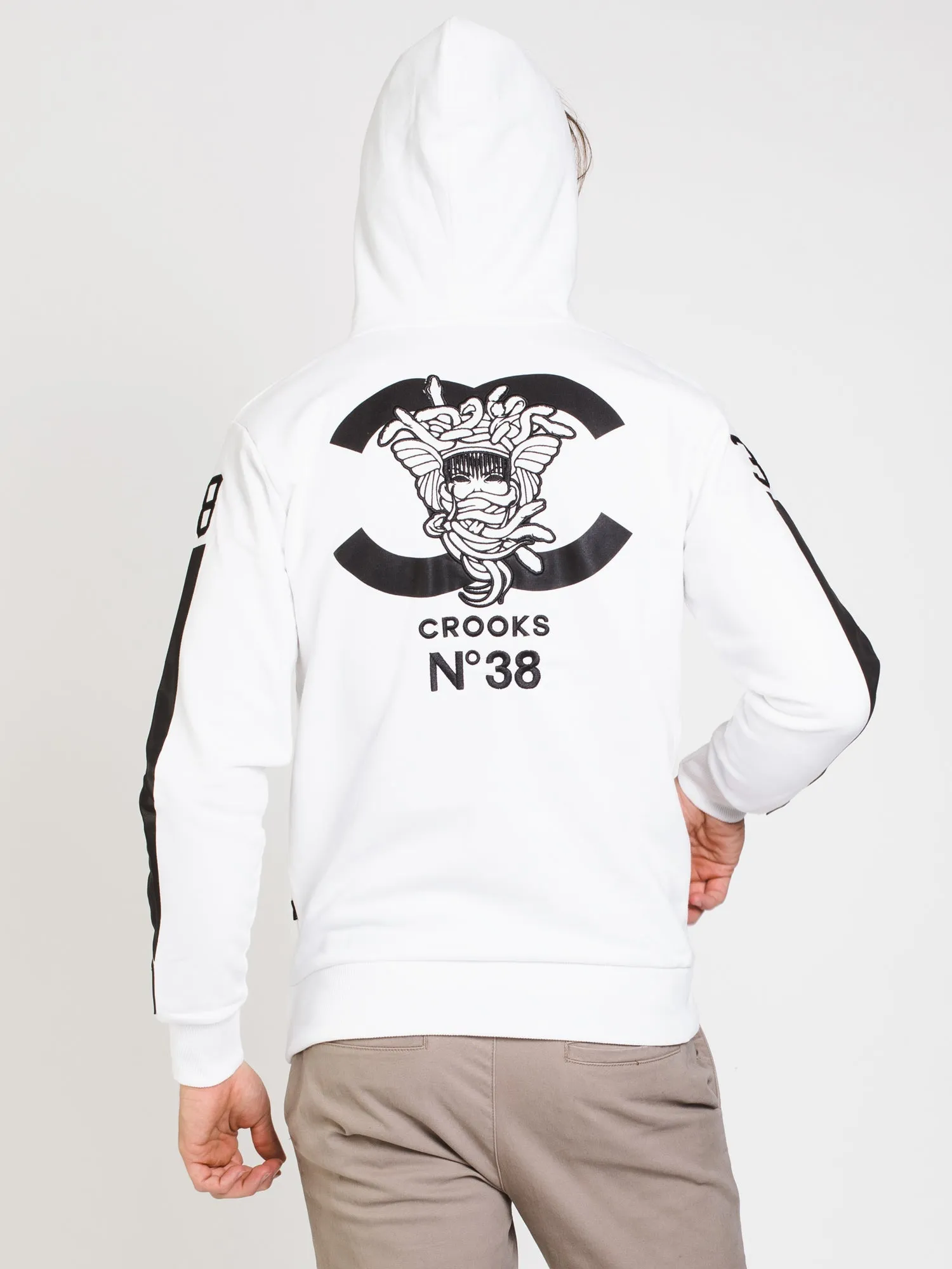 CROOKS & CASTLES No38 C&C PULLOVER HOODIE  - CLEARANCE