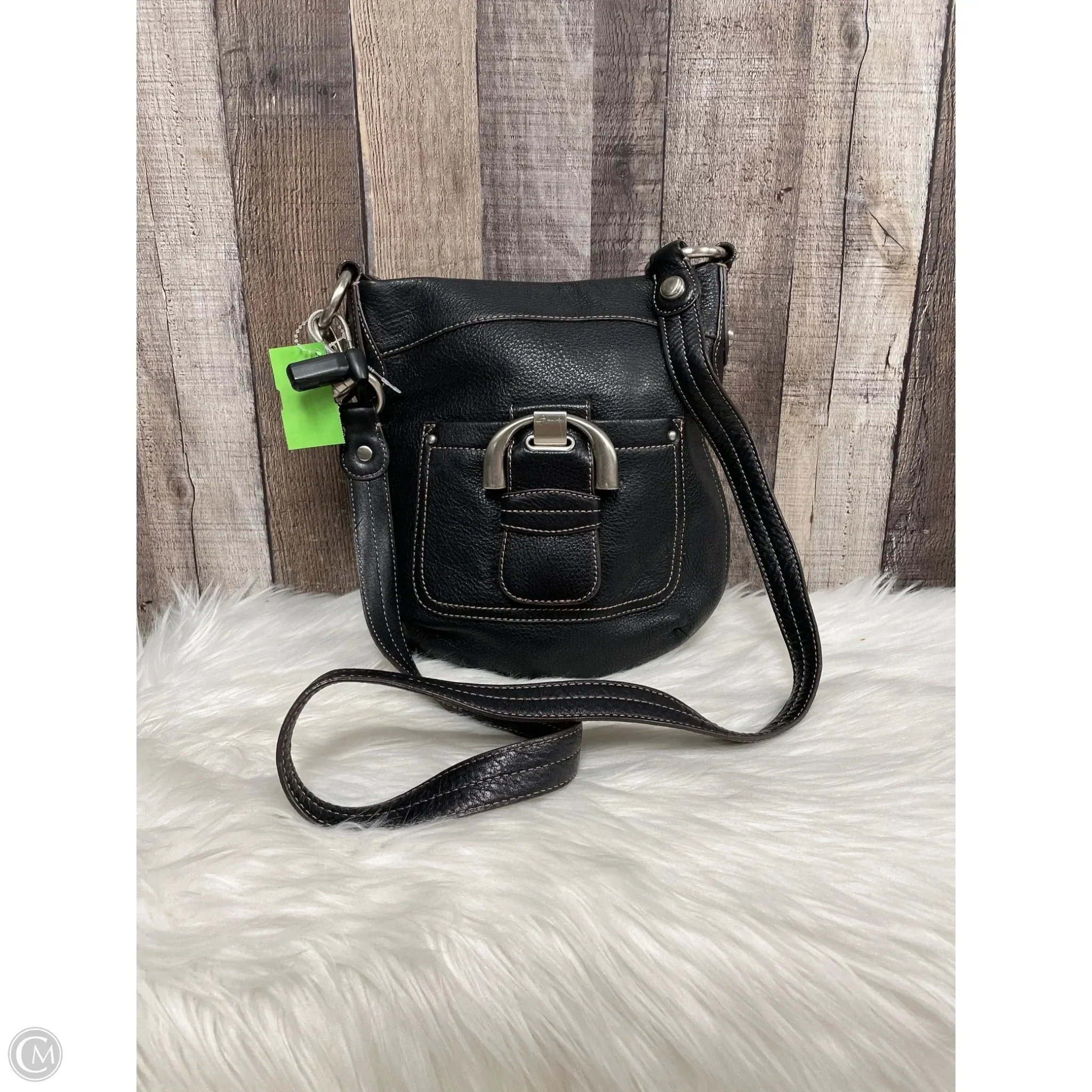 Crossbody Designer By B. Makowsky, Size: Medium