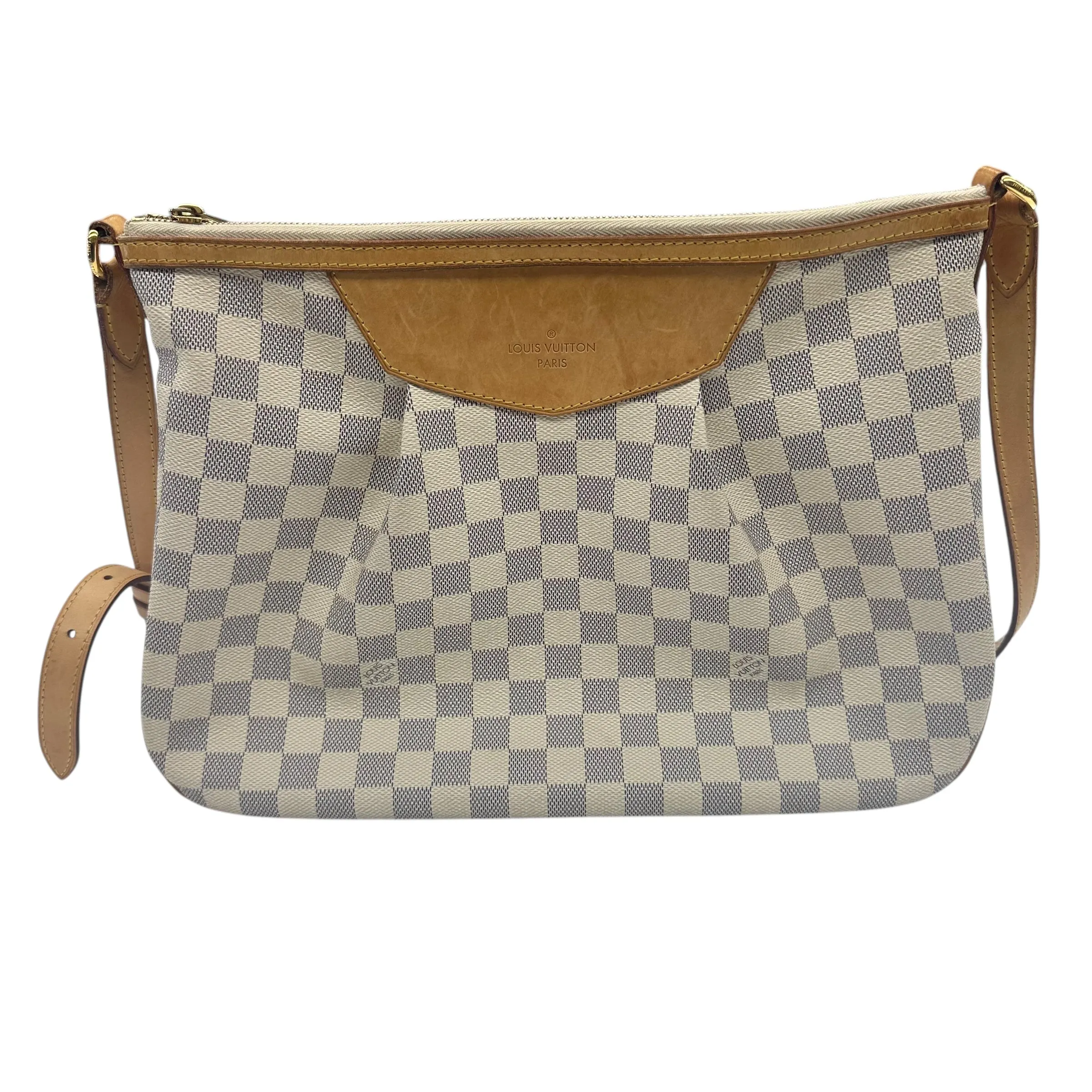 Crossbody Luxury Designer By Louis Vuitton In White, Size:Large