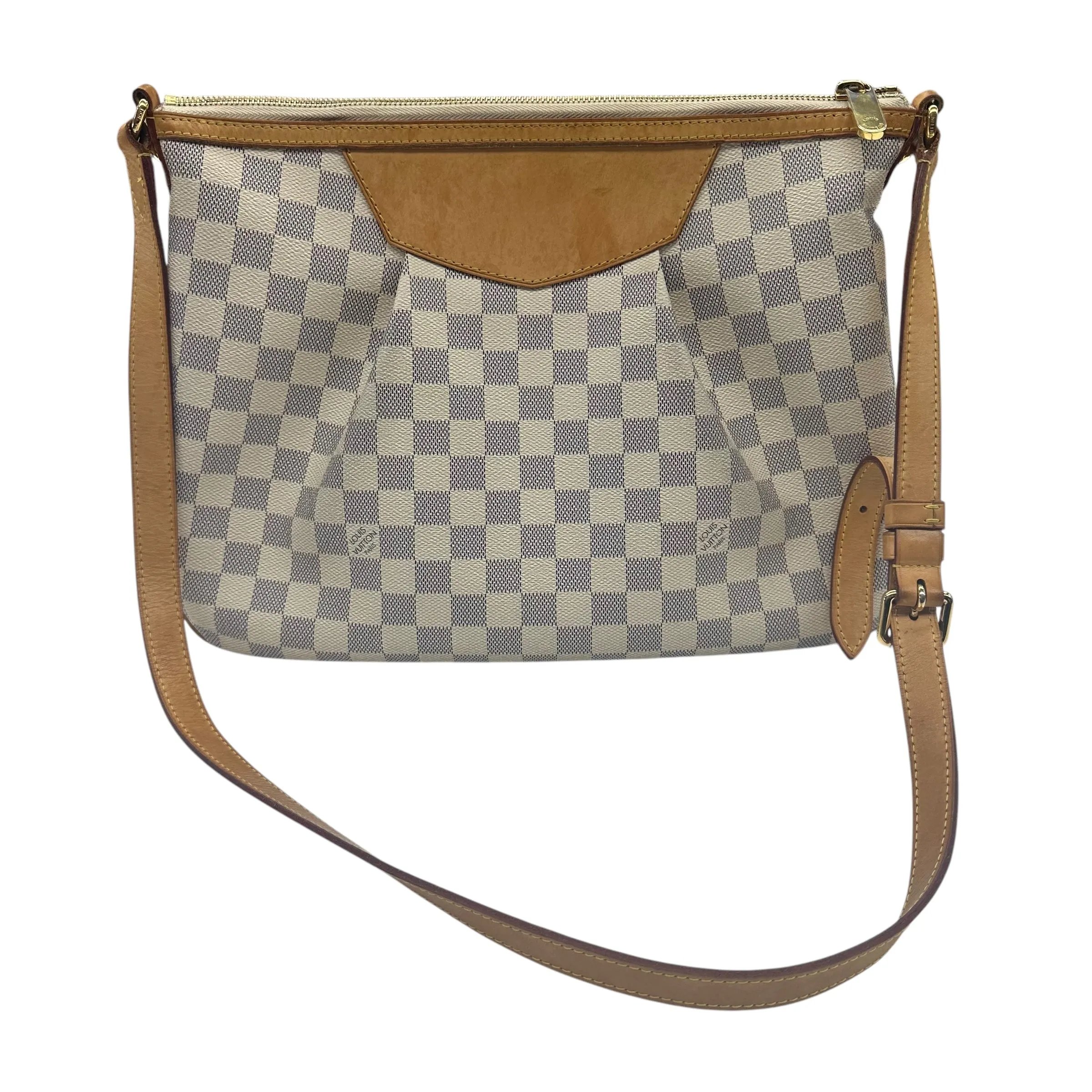 Crossbody Luxury Designer By Louis Vuitton In White, Size:Large