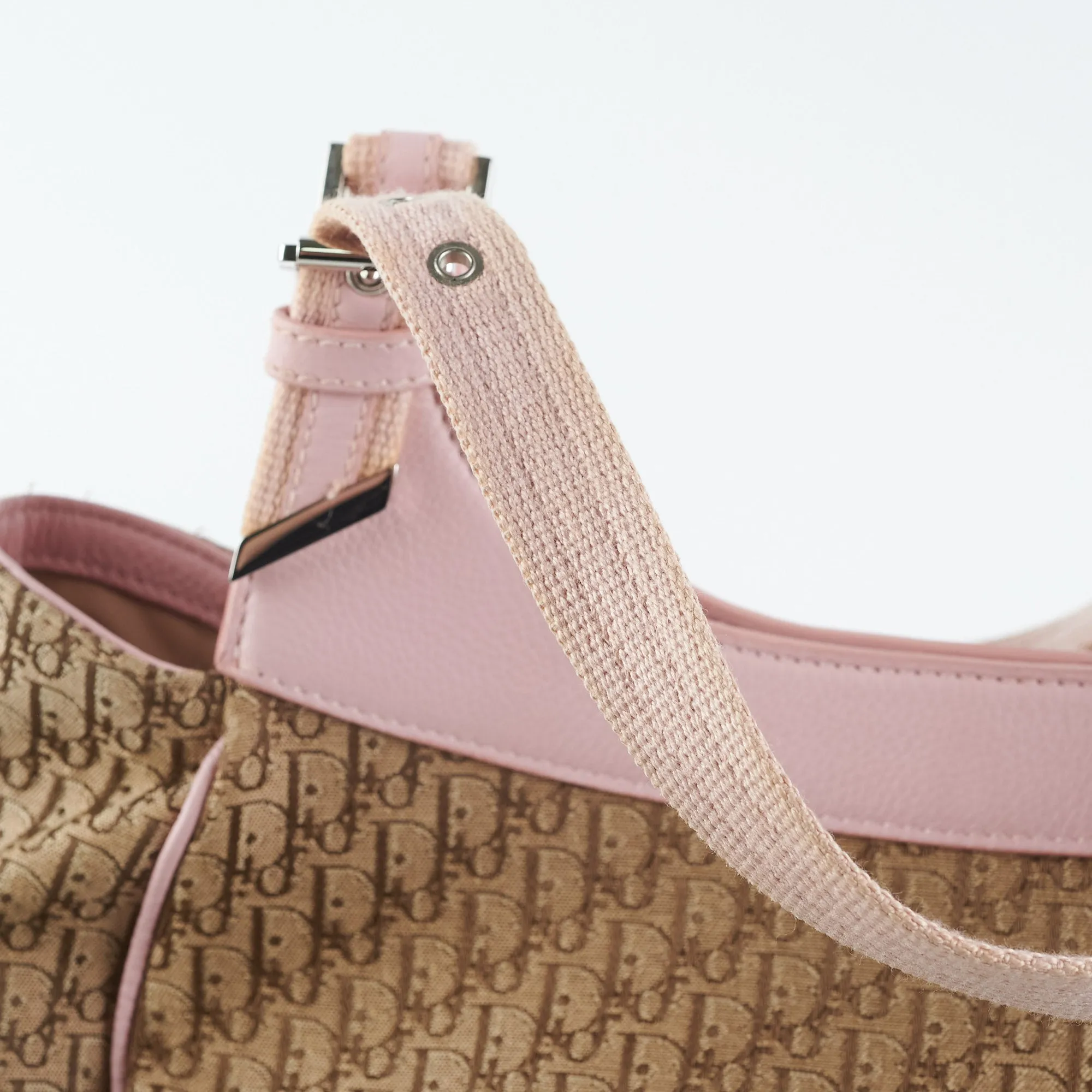 Dior Trotter Diorissimo Brown/Pink Shoulder Bag