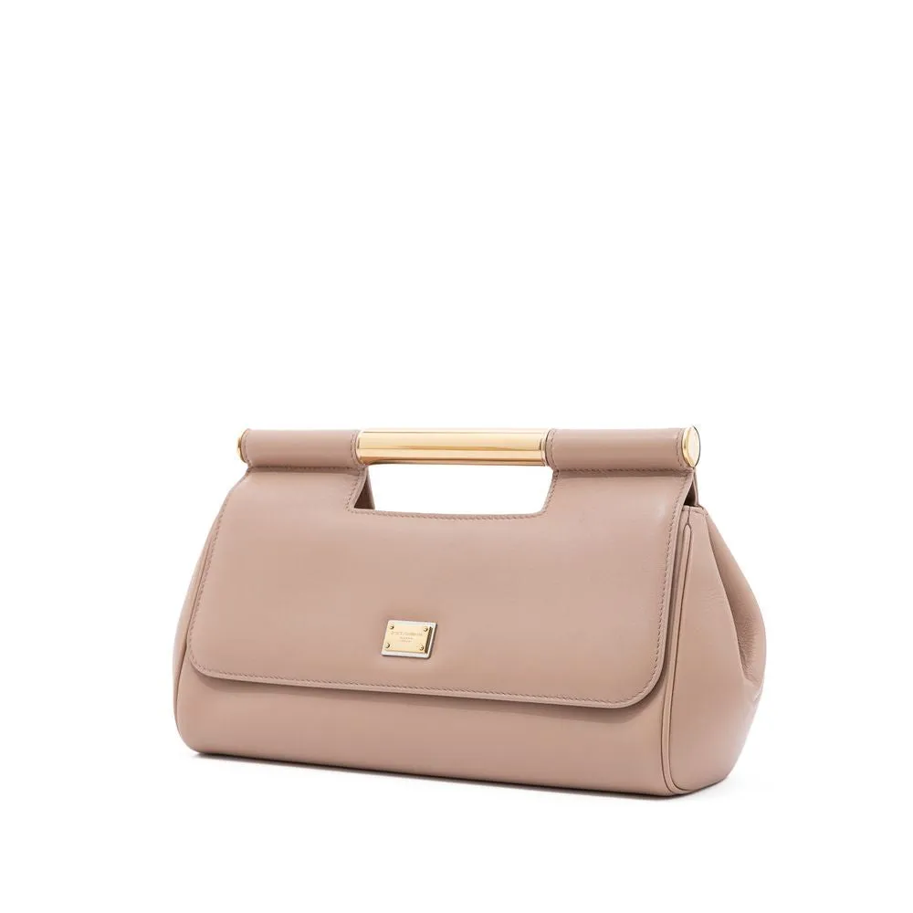 Dolce & Gabbana Pink Leather Handbag