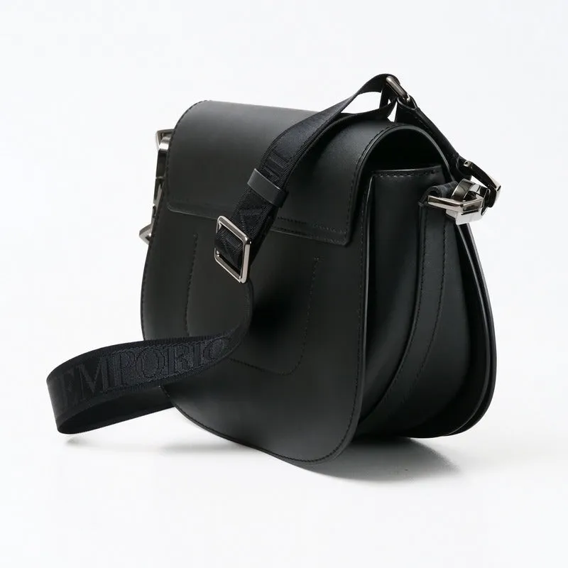 Emporio Armani Shoulder Bag 86683 leather black