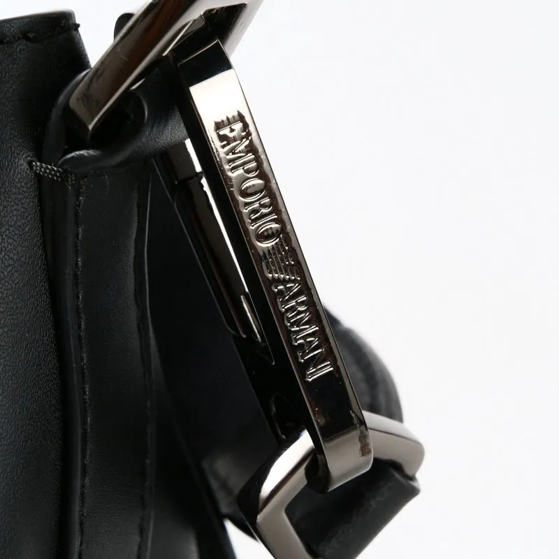 Emporio Armani Shoulder Bag 86683 leather black