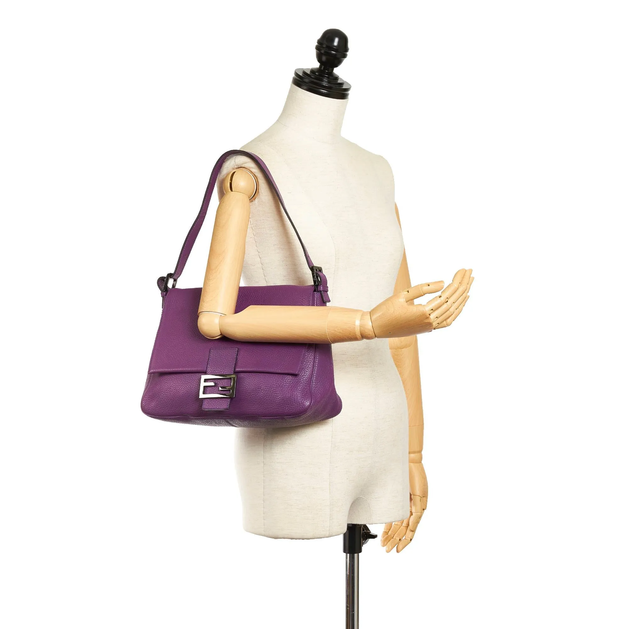 Fendi Mamma Forever Leather Shoulder Bag