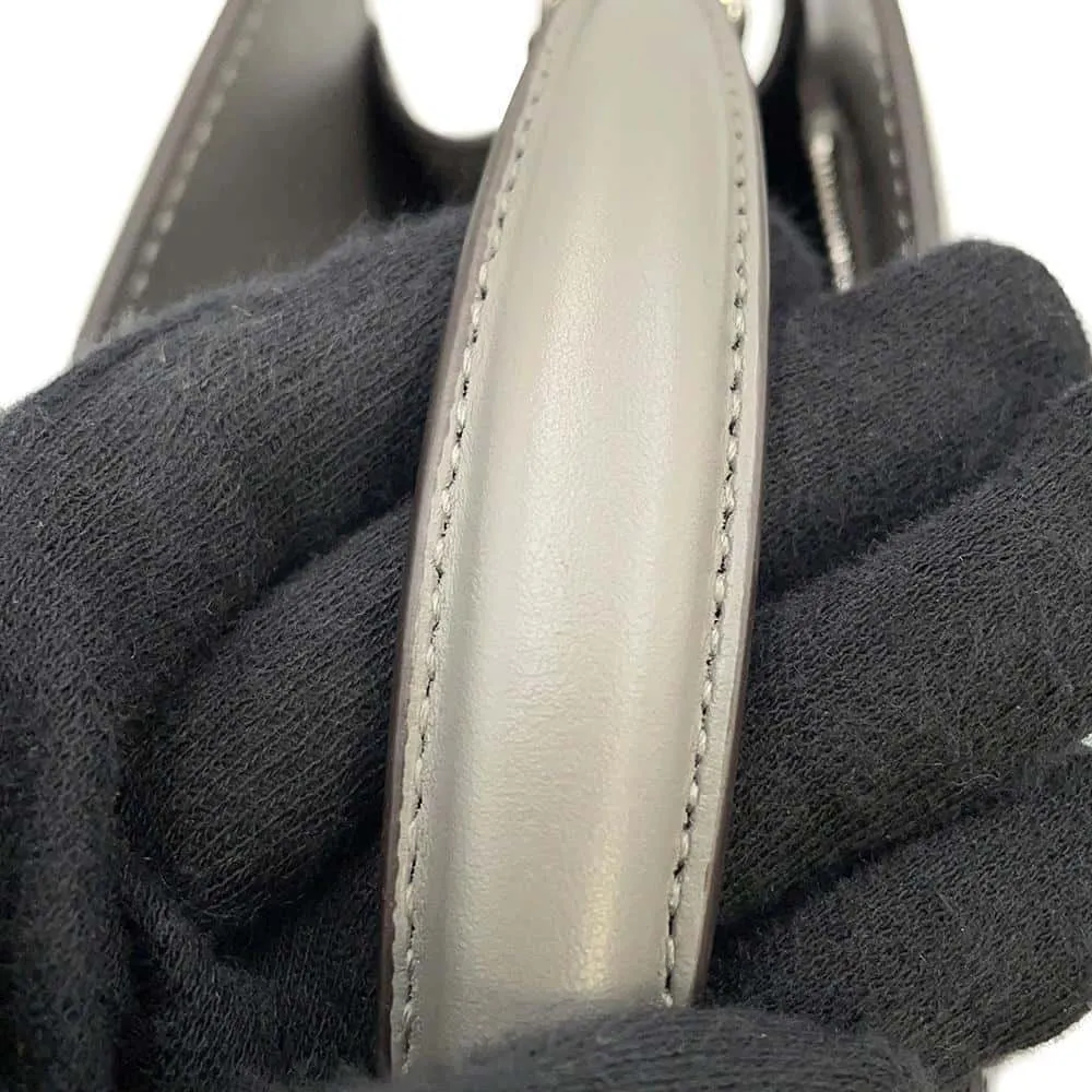 FENDI Peekaboo I.C.U. X-Cross 2WAY Shoulder Bag Gray 7VA582 Leather