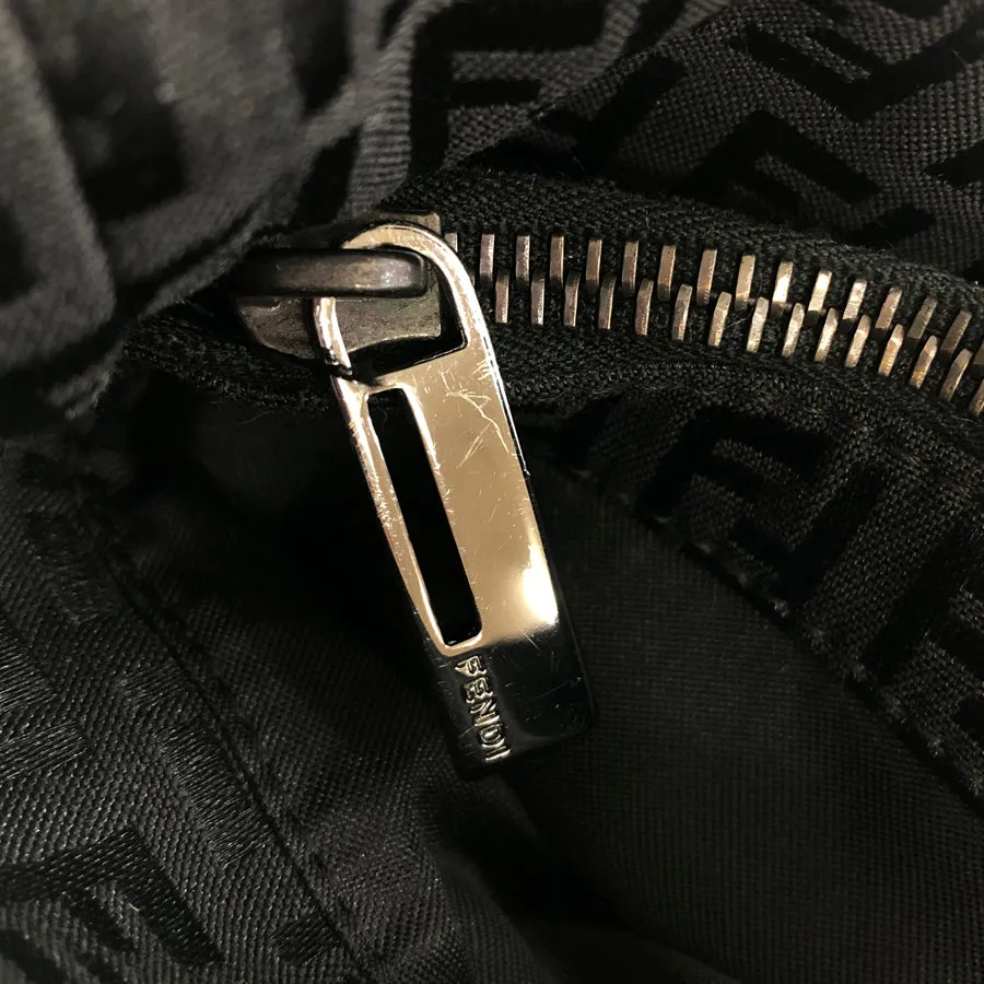 FENDI Zucchino Mini Shoulder Shoulder Bag