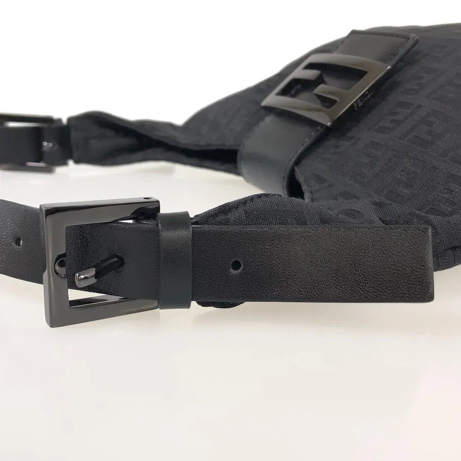 FENDI Zucchino Mini Shoulder Shoulder Bag
