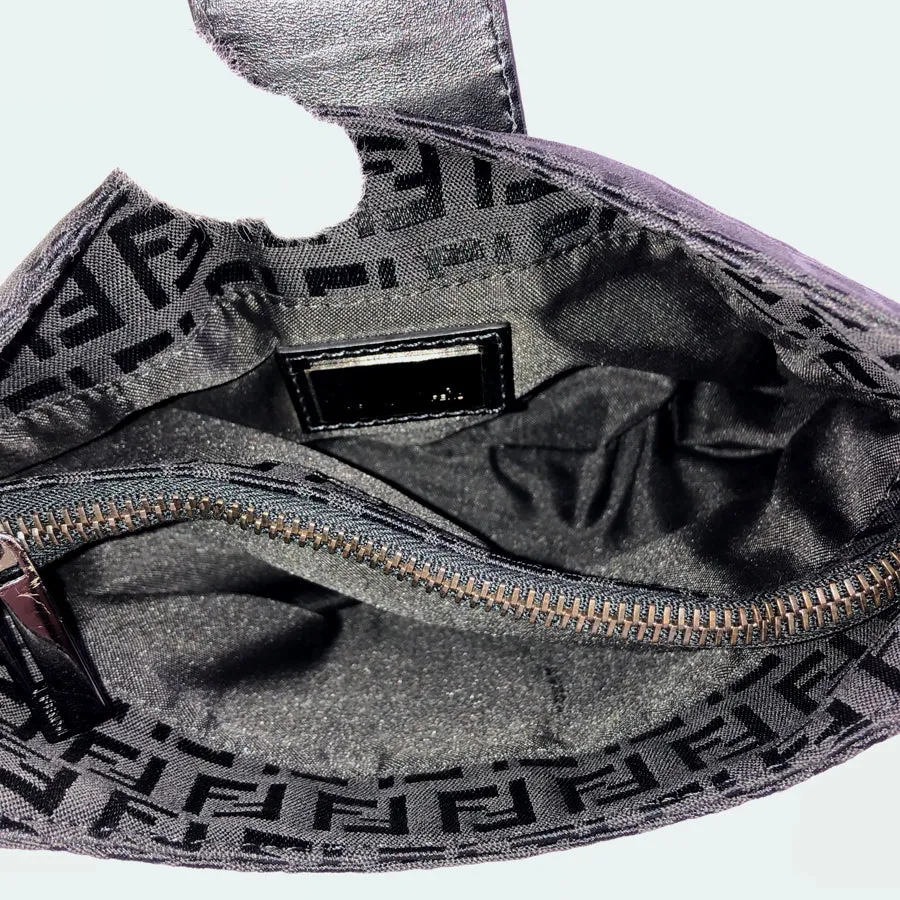 FENDI Zucchino Mini Shoulder Shoulder Bag