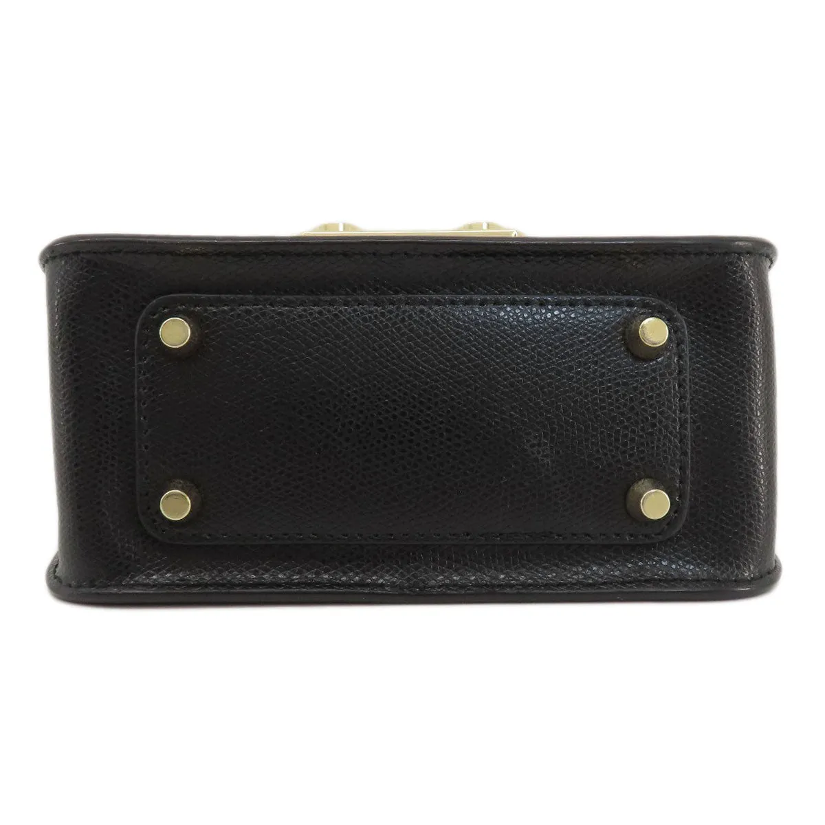 Furla Shoulder Bag leather black metropolis Women Used
