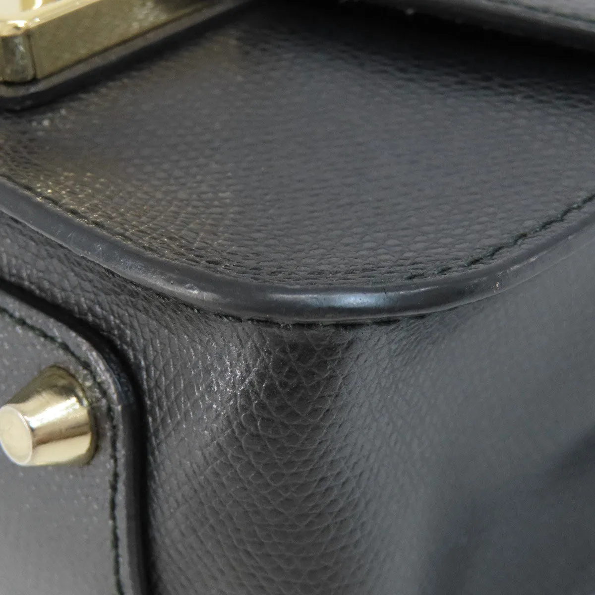Furla Shoulder Bag PVC black metropolis Women Used