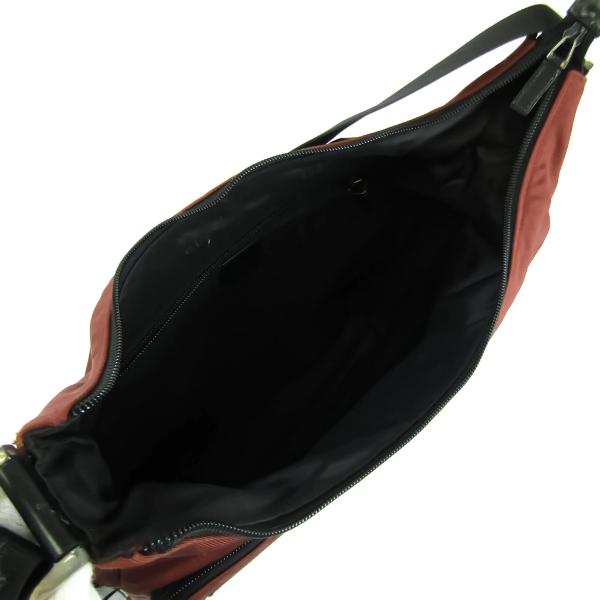Gucci 019 0312 Unisex Nylon Canvas,Leather Messenger Bag,Shoulder Bag Red Brown