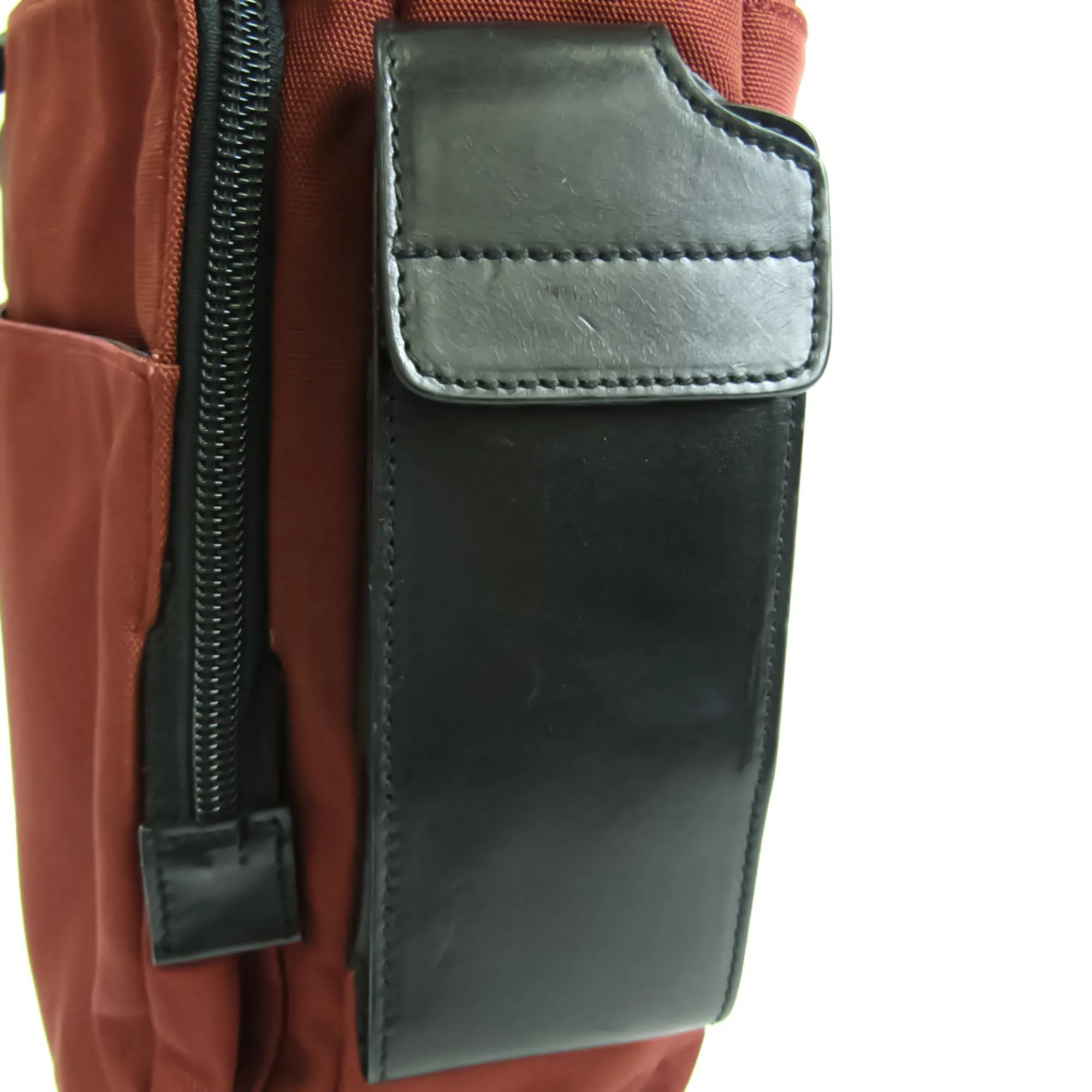 Gucci 019 0312 Unisex Nylon Canvas,Leather Messenger Bag,Shoulder Bag Red Brown