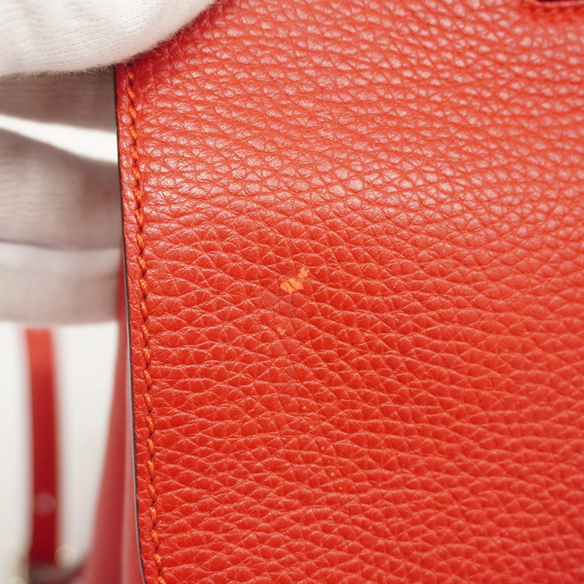 Gucci  Bamboo 2way Bag 392013 Women's Leather Handbag,Shoulder Bag Red Color
