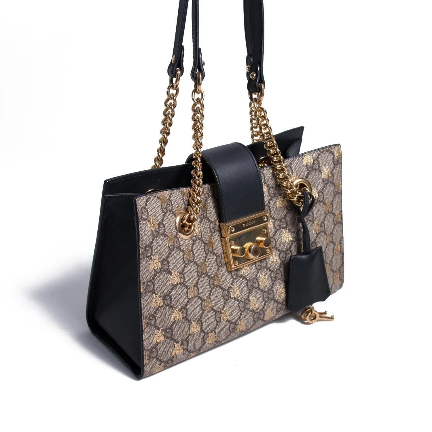 Gucci Bee Padlock Shoulder Bag