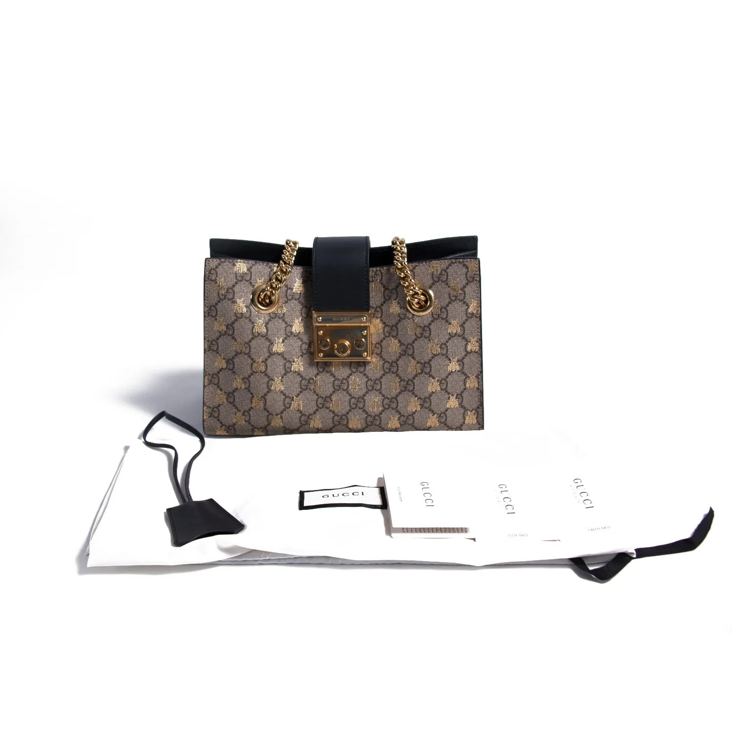 Gucci Bee Padlock Shoulder Bag