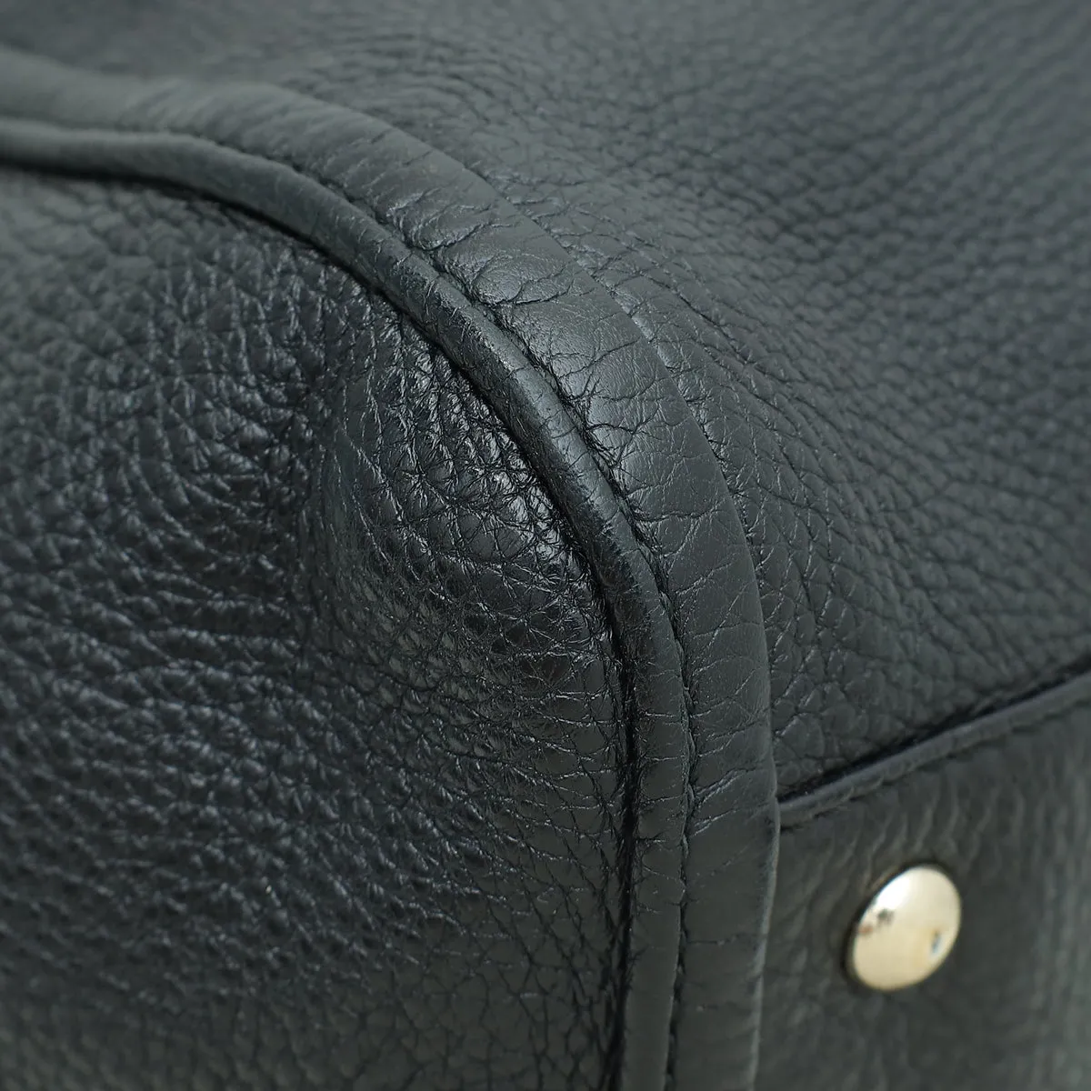 Gucci Black Soho Tassel Tote Medium Shoulder Bag