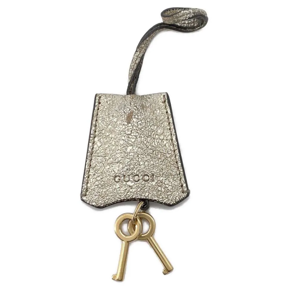GUCCI ChainShoulder Gold 409487 Leather