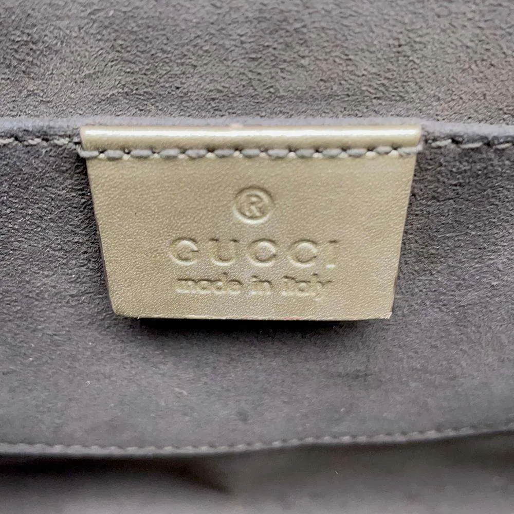 GUCCI ChainShoulder Gold 409487 Leather