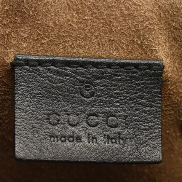 Gucci Dionysus Shoulder Bag GG Supreme Arabesque Medium Black/Beige