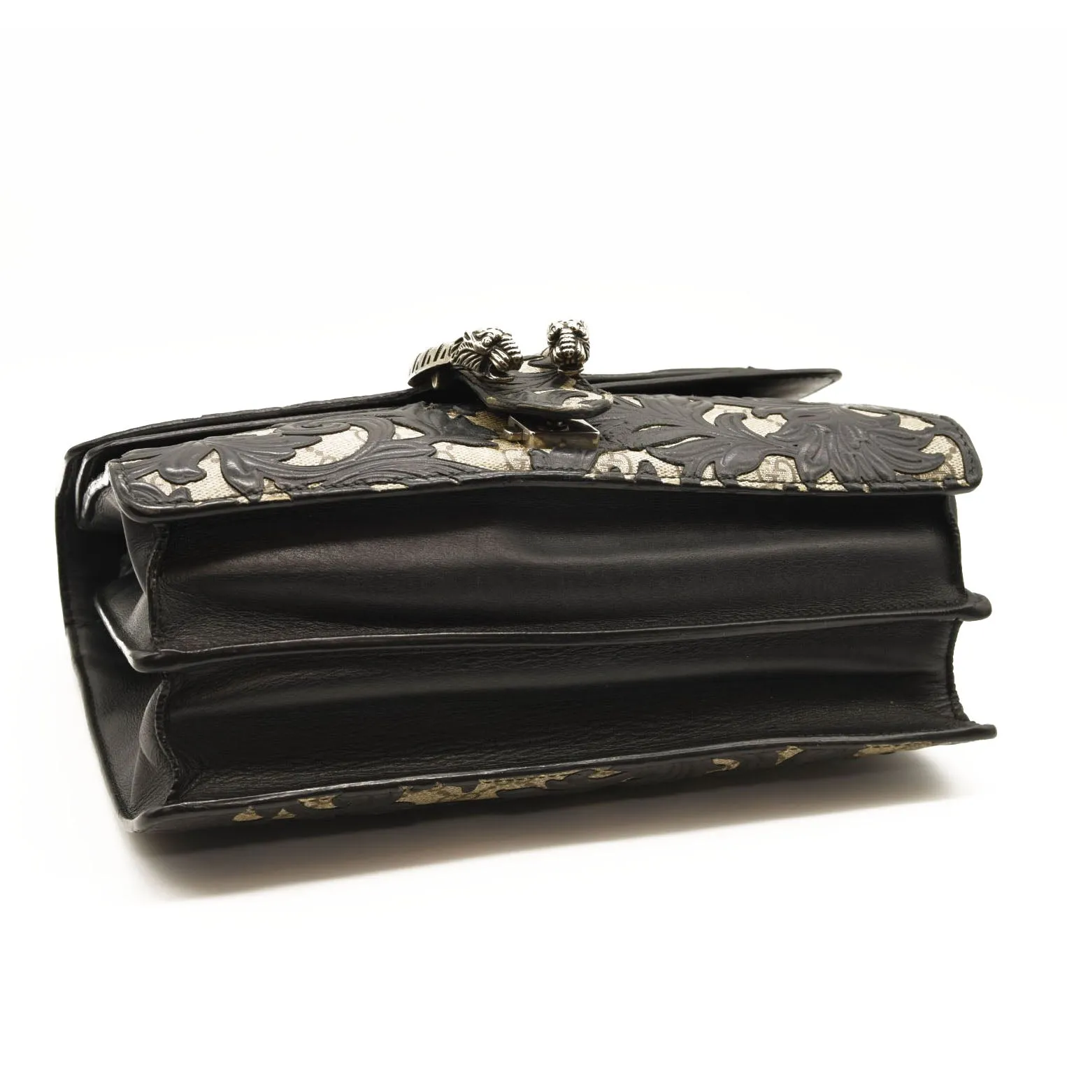 Gucci Dionysus Shoulder Bag GG Supreme Arabesque Medium Black/Beige